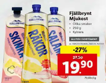 Lidl Fjällbrynt Mjukost 250g erbjuda