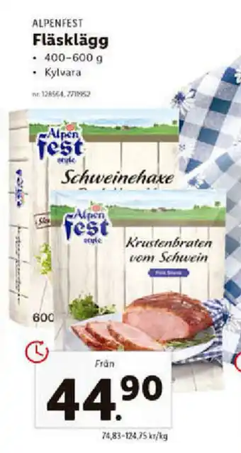 Lidl Alpenfest Fläsklägg 400-600g erbjuda