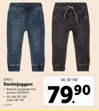Lidl Lupilu Denimjoggers erbjuda