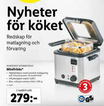 Lidl Silvercrest Kitchen Tools Minifritos erbjuda
