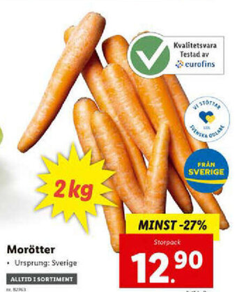 Lidl Morötter erbjuda