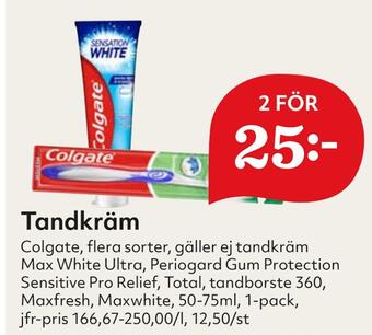 Hemköp Tandkräm erbjuda