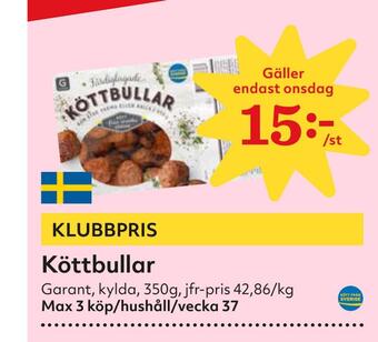 Hemköp Köttbullar erbjuda