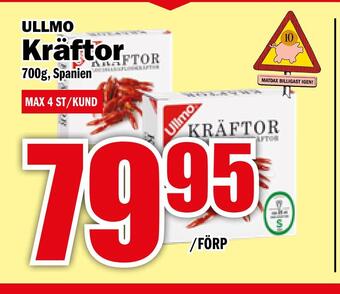 Matdax Kräftor erbjuda