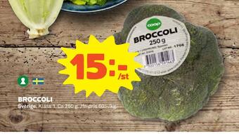 Coop Daglivs Broccoli erbjuda