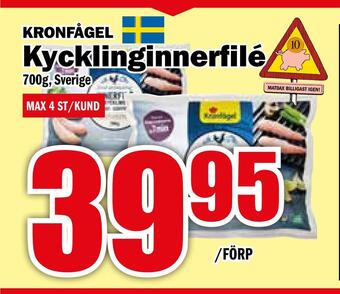 Matdax Kycklinginnerfilé erbjuda