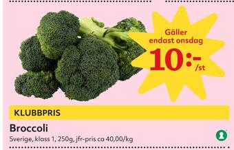 Hemköp Broccoli erbjuda