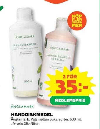 Coop Daglivs Handdiskmedel erbjuda