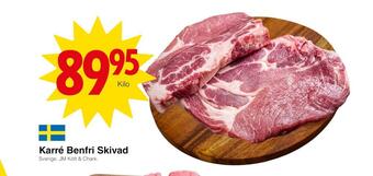 Matöppet Karré benfri skivad erbjuda