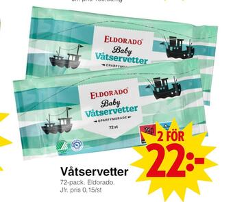 Matöppet Våtservetter erbjuda