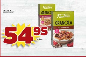 Matdax Granola erbjuda