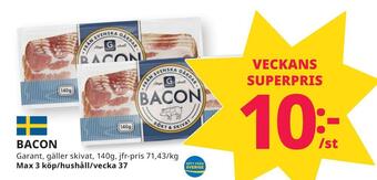 Tempo Bacon erbjuda