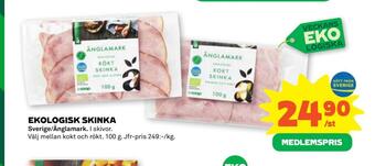 Coop Forum Ekologisk skinka erbjuda