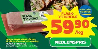 Coop Forum Fläskytterfilé erbjuda