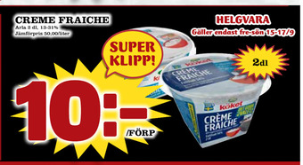 Nya Pulsen Creme fraiche erbjuda