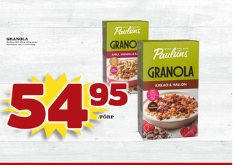 Nya Pulsen Granola erbjuda