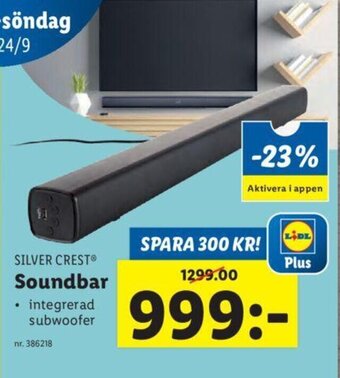 SILVER CREST Soundbar