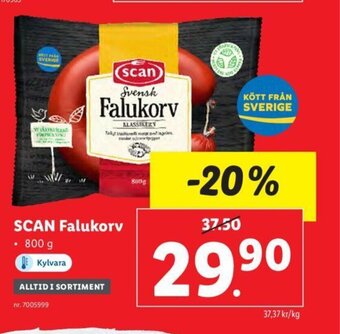 Lidl SCAN Falukorv erbjuda