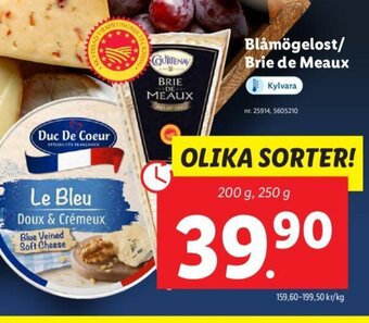 Lidl Blåmögelost/ Brie de Meaux erbjuda