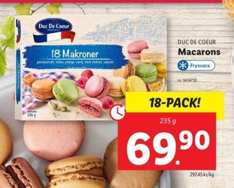 Lidl DUC DE COEUR Macarons erbjuda