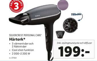 SILVERCREST PERSONAL CARE Hårtork
