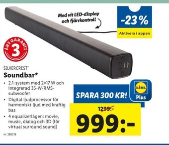 SILVERCREST Soundbar