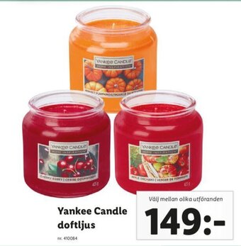 Lidl Yankee Candle doftljus erbjuda