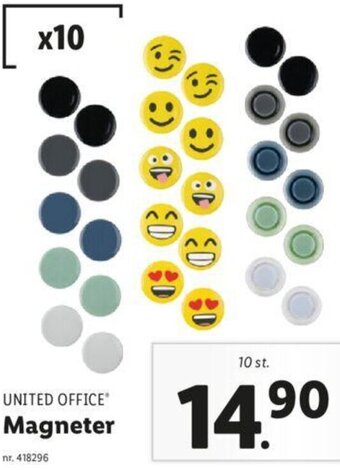 Lidl UNITED OFFICE Magneter erbjuda