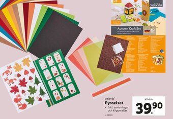 Lidl crelando Pysselset erbjuda