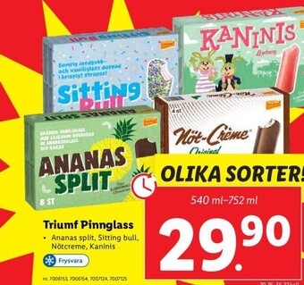 Lidl Triumf Pinnglass erbjuda