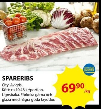 ICA Kvantum SPARERIBS erbjuda