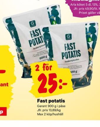 City Gross Garant potatis erbjuda