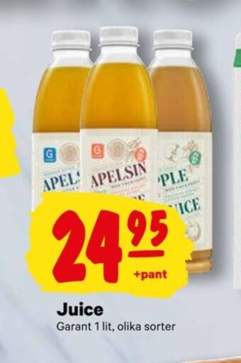 City Gross Garant juice erbjuda
