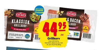 City Gross Scan ost & bacon grillkorv erbjuda