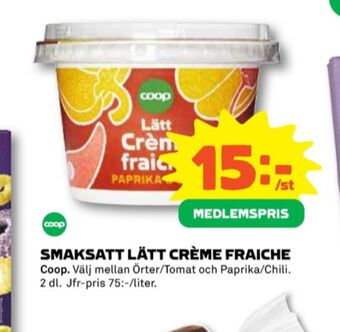 Coop Coop crème fraiche erbjuda