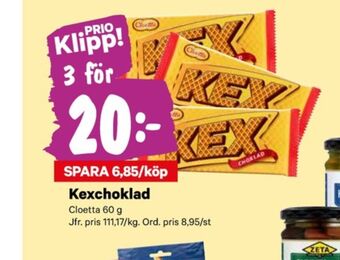 City Gross Kexchoklad chokladbar erbjuda