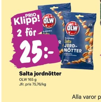 City Gross Olw jordnötter erbjuda