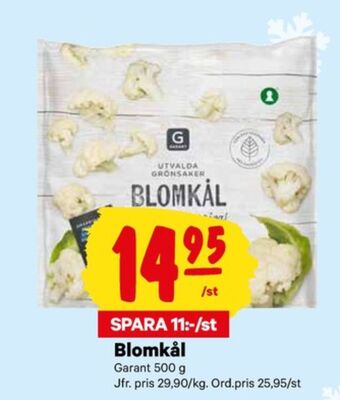 City Gross Garant grönsaker erbjuda