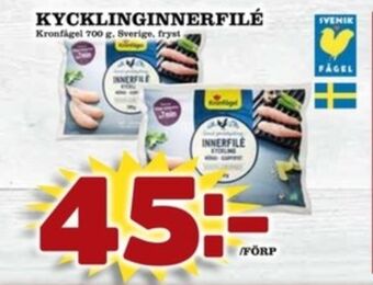 Matdax Kronfågel kycklingfilé erbjuda