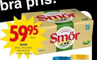 Matöppet Svenskt smör erbjuda