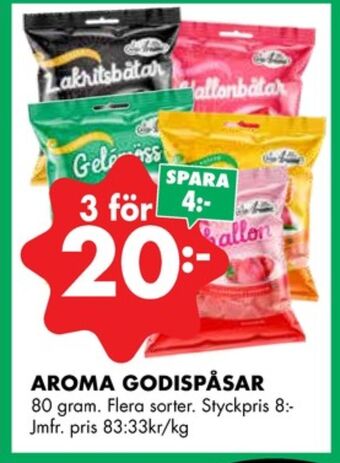 ÖoB Gelé moss godispåsar erbjuda
