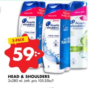 ÖoB Head&shoulders shampoo erbjuda