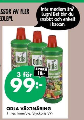 ÖoB Odla växtnäring erbjuda