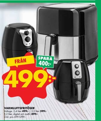 ÖoB Voltage fritös erbjuda