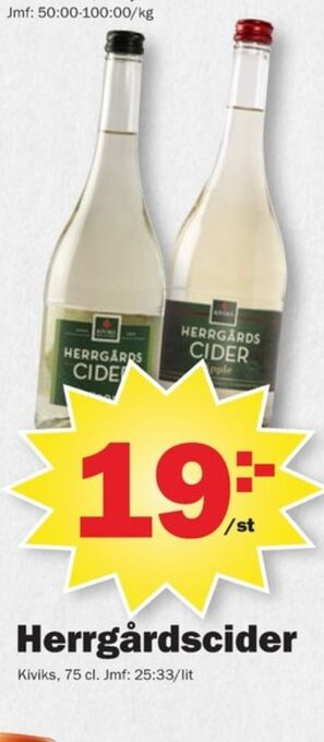 Pekås Herrgårdscider erbjuda