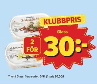 Östenssons Triumf gräddglass erbjuda