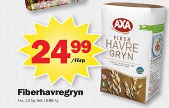 Pekås Axa havregryn erbjuda