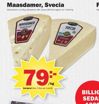 Pekås Wernerssons maasdamer erbjuda