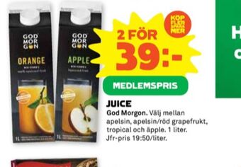 Stora Coop God morgon juice erbjuda