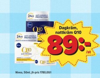 Östenssons Q10 ansiktskräm erbjuda